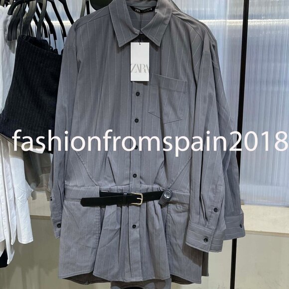95% NEW ZARA DRESS, SIZE S WITH BELT - Picture 1 of 10